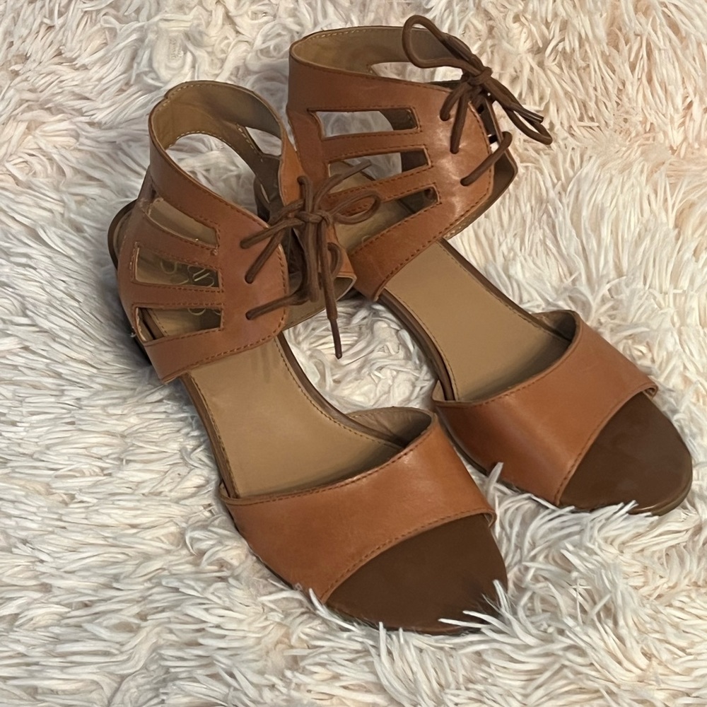 Franco Sarto Lace up sandals size 8